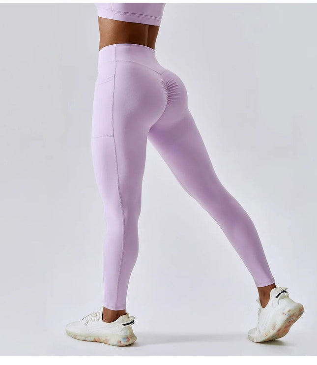 legginsy sportowe z kieszonką